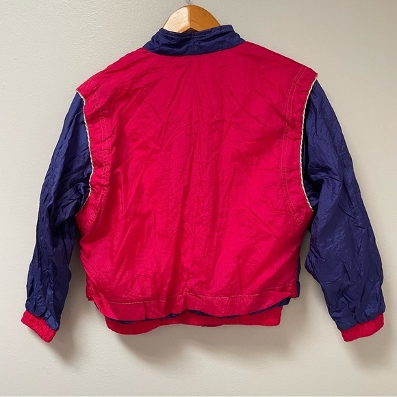 Christie Brooks Vintage 80s 90s Pink Purple Windbreaker Jacket Girls M 10-12 - Picture 5 of 8